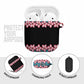 African Adenium Multiflorum Flowers AirPods Case with Kente Style
