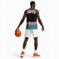 African Adenium Multiflorum Flowers Basketball Jersey with Kente Style - African Pride