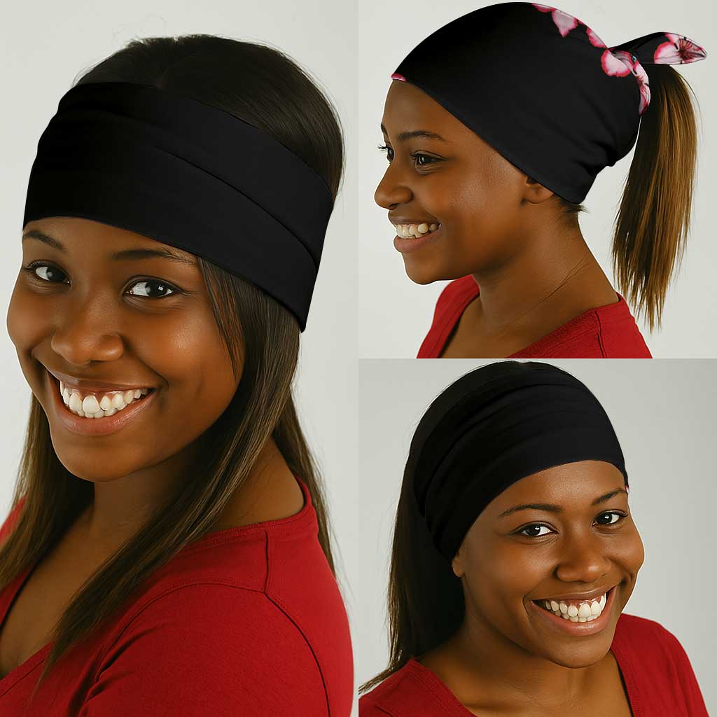 African Adenium Multiflorum Flowers Neck Gaiter Kente Style LT9