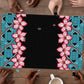 African Adenium Multiflorum Flowers Puzzle with Kente Style