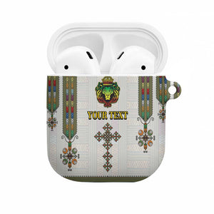 Personalized Ethiopia Lion Of Judah AirPods Case Tibeb Style