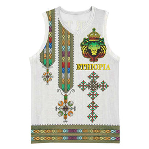 Personalized Ethiopia Lion Of Judah Basketball Jersey Tibeb Style - African Pride