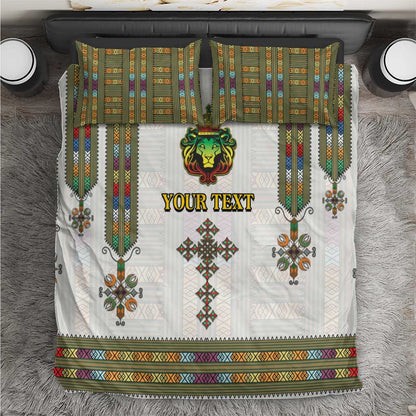 Personalized Ethiopia Lion Of Judah Bedding Set Tibeb Style
