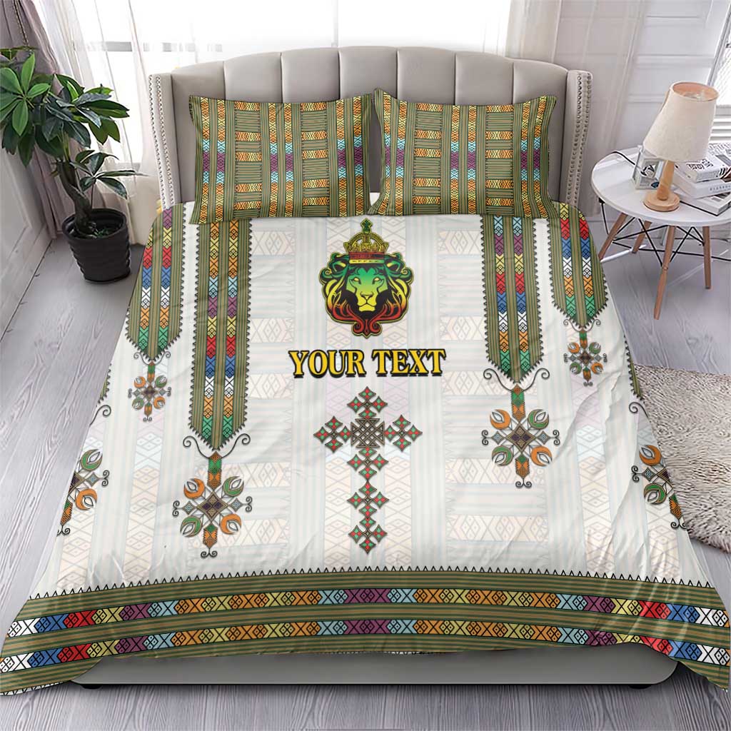 Personalized Ethiopia Lion Of Judah Bedding Set Tibeb Style