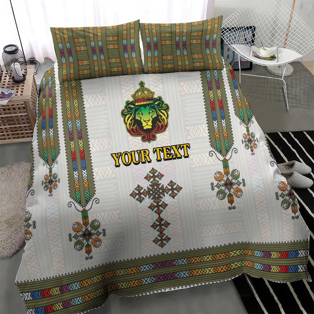 Personalized Ethiopia Lion Of Judah Bedding Set Tibeb Style