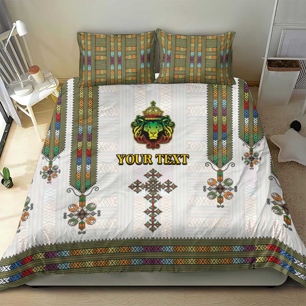 Personalized Ethiopia Lion Of Judah Bedding Set Tibeb Style