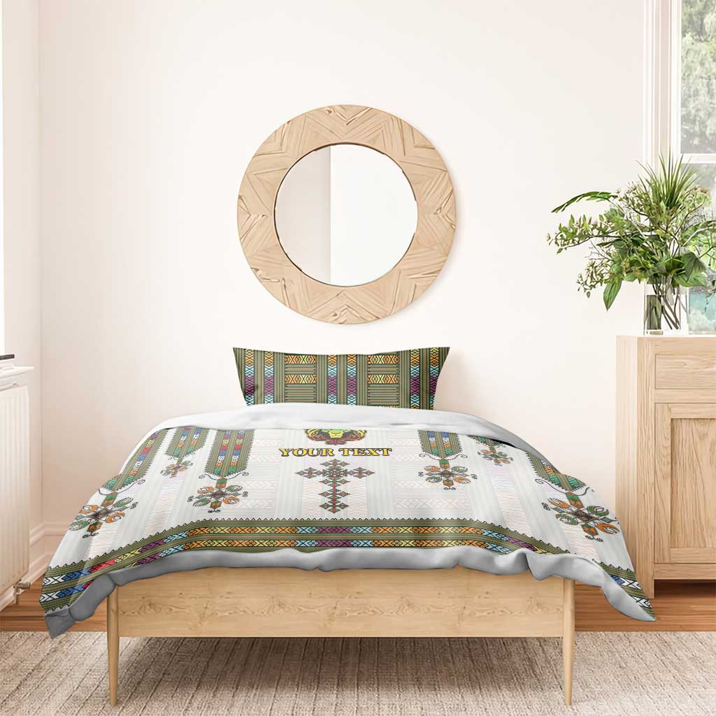 Personalized Ethiopia Lion Of Judah Bedding Set Tibeb Style
