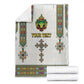 Personalized Ethiopia Lion Of Judah Blanket Tibeb Style