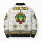 Personalized Ethiopia Lion Of Judah Bomber Puffer Jacket Tibeb Style