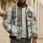Personalized Ethiopia Lion Of Judah Bomber Puffer Jacket Tibeb Style