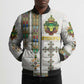 Personalized Ethiopia Lion Of Judah Bomber Puffer Jacket Tibeb Style