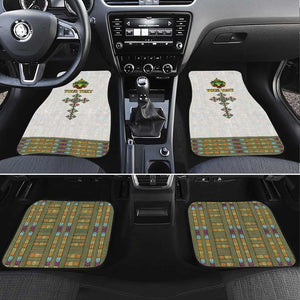 Personalized Ethiopia Lion Of Judah Car Mats Tibeb Style