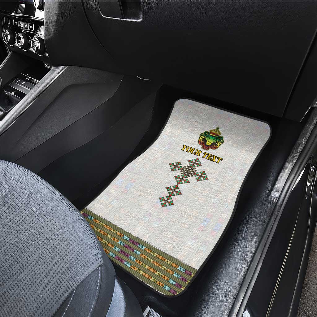 Personalized Ethiopia Lion Of Judah Car Mats Tibeb Style