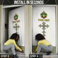 Personalized Ethiopia Lion Of Judah Door Cover Tibeb Style
