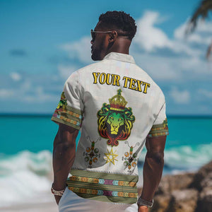 Personalized Ethiopia Lion Of Judah Hawaiian Shirt Tibeb Style