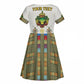Personalized Ethiopia Lion Of Judah Kid Short Sleeve Dress Tibeb Style