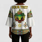 Personalized Ethiopia Lion Of Judah Kimono Sleeve Blouse Tibeb Style