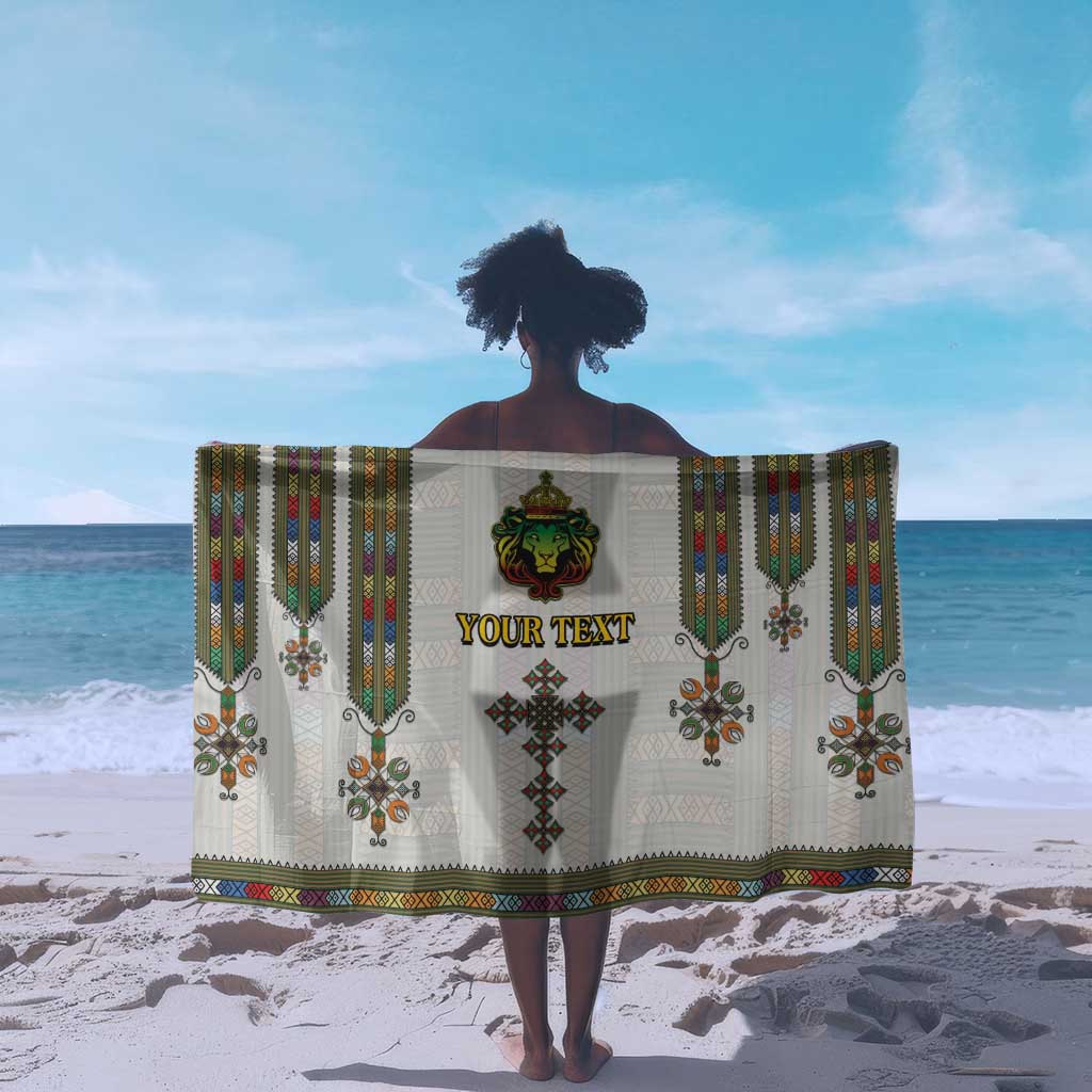 Personalized Ethiopia Lion Of Judah Sarong Tibeb Style