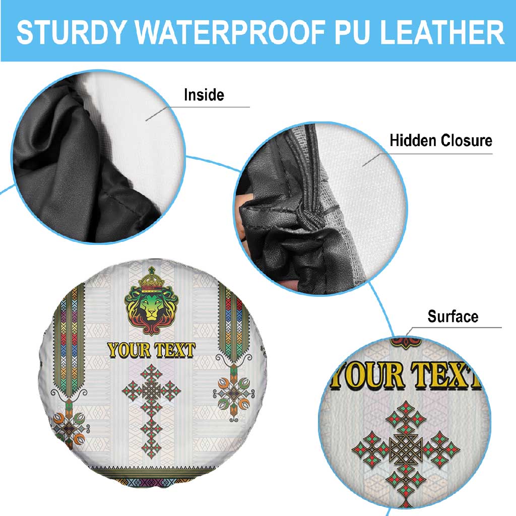 Personalized Ethiopia Lion Of Judah Spare Tire Cover Tibeb Style
