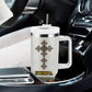 Personalized Ethiopia Lion Of Judah Tumbler With Handle Tibeb Style