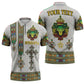 Personalized Ethiopia Lion Of Judah Zipper Polo Shirt Tibeb Style