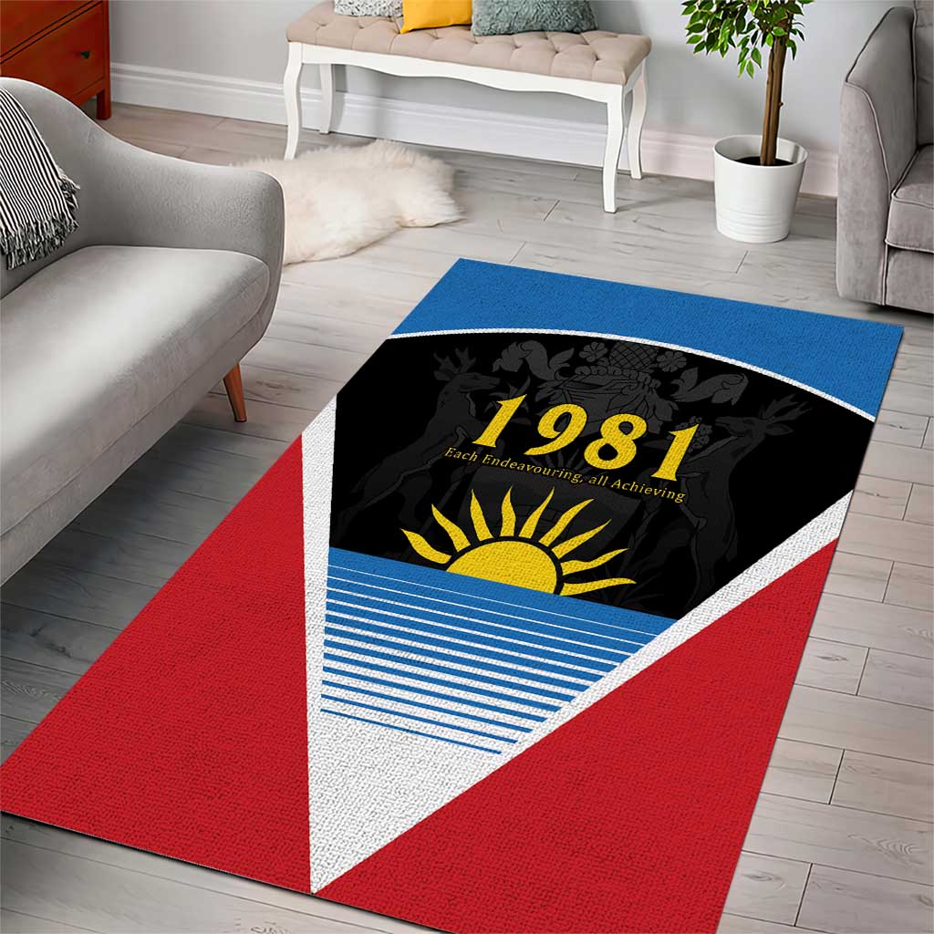 ‎Afro-Antiguans and Barbudans 1981 Area Rug Each Endeavouring All Achieving