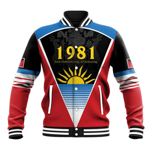 ‎Afro-Antiguans and Barbudans 1981 Baseball Jacket Each Endeavouring All Achieving