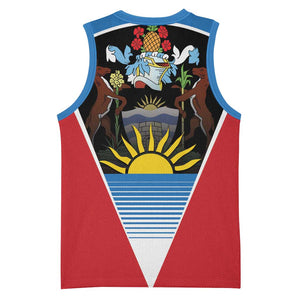 ‎Afro-Antiguans and Barbudans 1981 Basketball Jersey Each Endeavouring All Achieving - African Pride