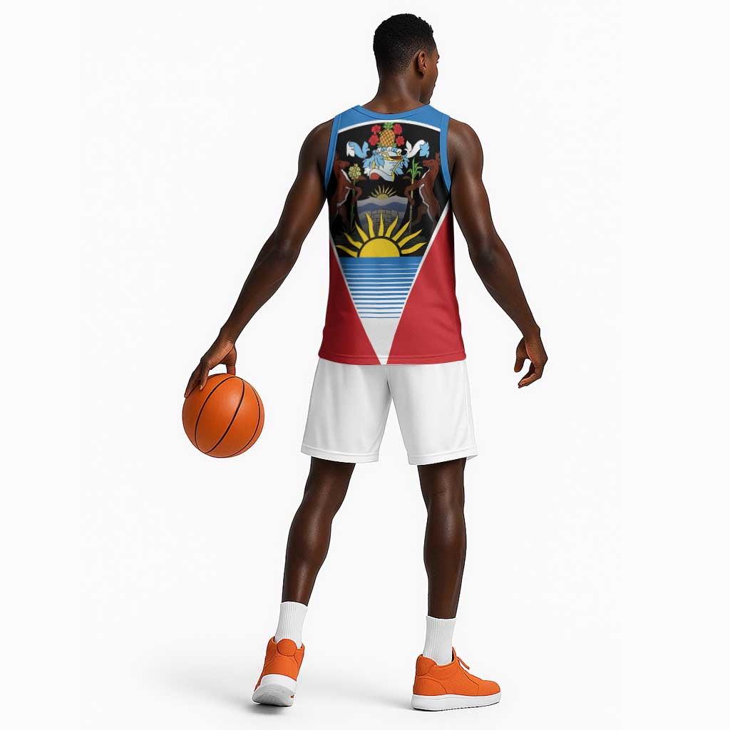‎Afro-Antiguans and Barbudans 1981 Basketball Jersey Each Endeavouring All Achieving - African Pride