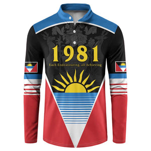 ‎Afro-Antiguans and Barbudans 1981 Button Sweatshirt Each Endeavouring All Achieving