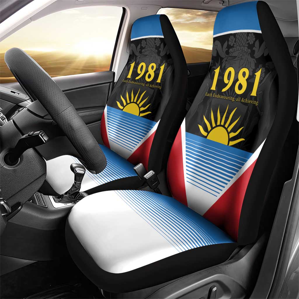 ‎Afro-Antiguans and Barbudans 1981 Car Seat Cover Each Endeavouring All Achieving
