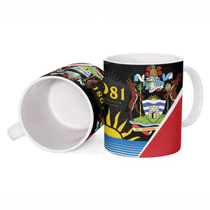 ‎Afro-Antiguans and Barbudans 1981 Ceramic Mug Each Endeavouring All Achieving