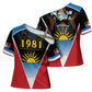 ‎Afro-Antiguans and Barbudans 1981 Cross Shoulder Shirt Each Endeavouring All Achieving