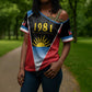 ‎Afro-Antiguans and Barbudans 1981 Cross Shoulder Shirt Each Endeavouring All Achieving