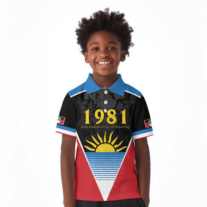 ‎Afro-Antiguans and Barbudans 1981 Kid Polo Shirt Each Endeavouring All Achieving