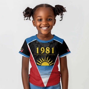 ‎Afro-Antiguans and Barbudans 1981 Kid T shirt Each Endeavouring All Achieving