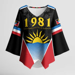 ‎Afro-Antiguans and Barbudans 1981 Kimono Sleeve Blouse Each Endeavouring All Achieving