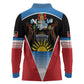 ‎Afro-Antiguans and Barbudans 1981 Long Sleeve Polo Shirt Each Endeavouring All Achieving