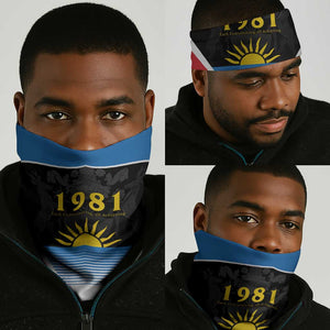 ‎Afro-Antiguans and Barbudans 1981 Neck Gaiter Each Endeavouring All Achieving LT9