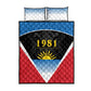 ‎Afro-Antiguans and Barbudans 1981 Quilt Bed Set Each Endeavouring All Achieving