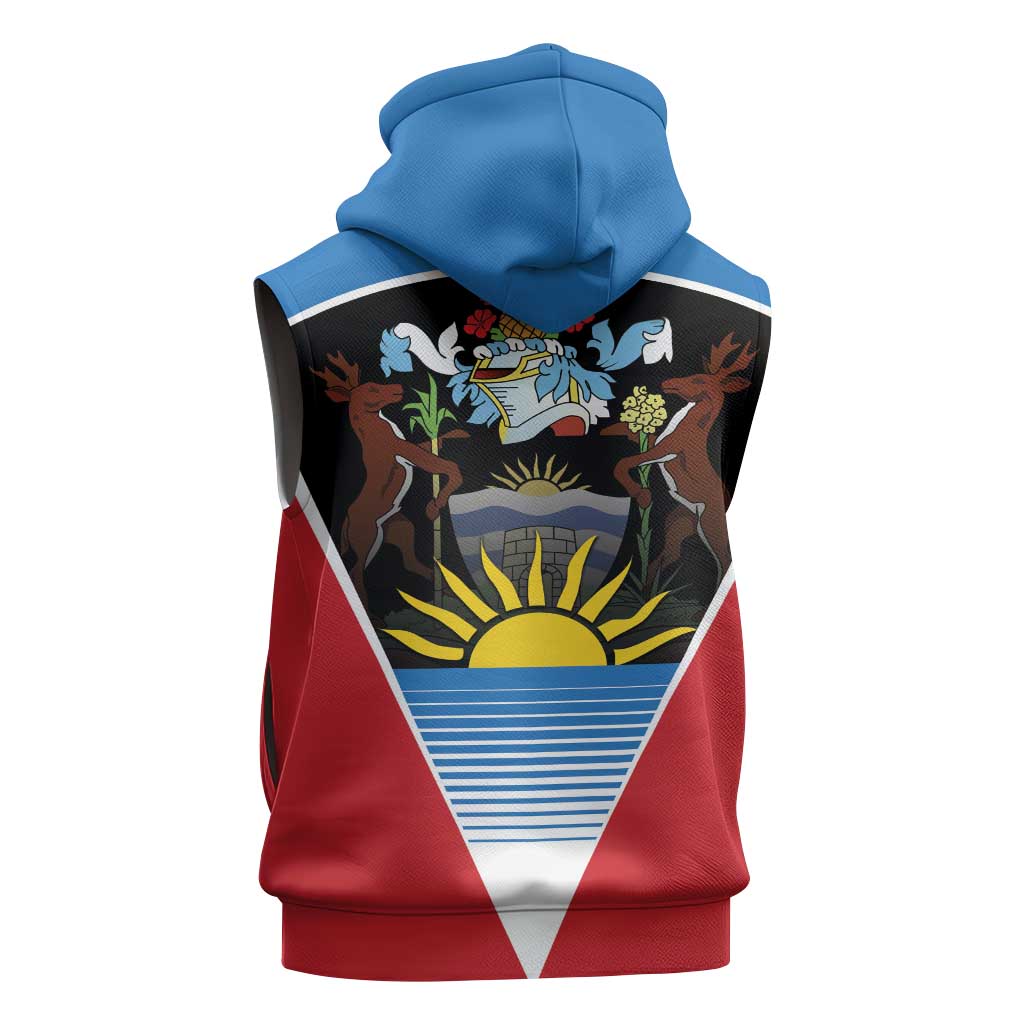 ‎Afro-Antiguans and Barbudans 1981 Sleeveless Zip Hoodie Each Endeavouring All Achieving - African Pride