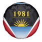 ‎Afro-Antiguans and Barbudans 1981 Spare Tire Cover Each Endeavouring All Achieving