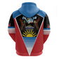 ‎Afro-Antiguans and Barbudans 1981 Zip Hoodie Each Endeavouring All Achieving