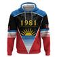 ‎Afro-Antiguans and Barbudans 1981 Zip Hoodie Each Endeavouring All Achieving