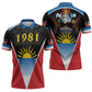 ‎Afro-Antiguans and Barbudans 1981 Zipper Polo Shirt Each Endeavouring All Achieving
