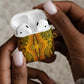 Dashiki and Polynesian Pattern AirPods Case Afro Pacific Culture Gold Version