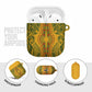 Dashiki and Polynesian Pattern AirPods Case Afro Pacific Culture Gold Version