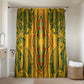 Dashiki and Polynesian Pattern Bathroom Set Afro Pacific Culture Gold Version