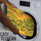 Dashiki and Polynesian Pattern Bathroom Set Afro Pacific Culture Gold Version