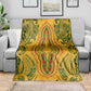 Dashiki and Polynesian Pattern Blanket Afro Pacific Culture Gold Version